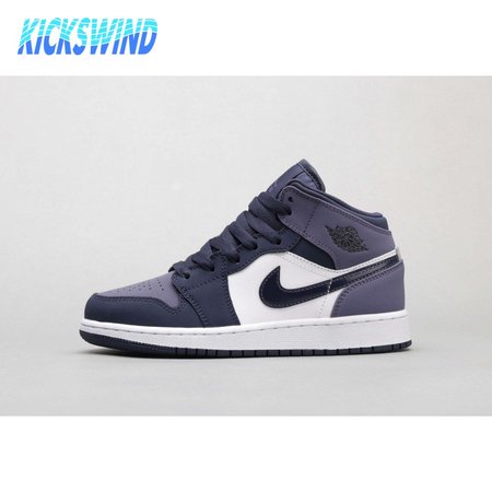 Air Jordan 1 Mid Obsidian Sanded Purple 36-46