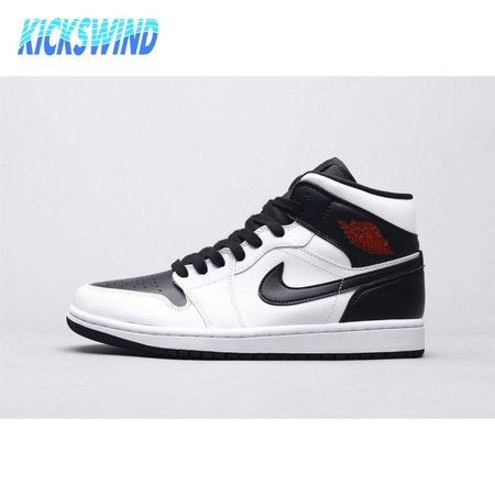 Air Jordan 1 Mid Reverse Black Toe 40-46