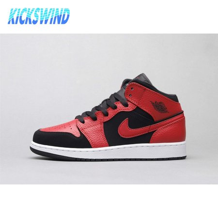 Air Jordan 1 Mid Reverse Bred 36-46