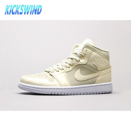 Air Jordan 1 MidGoose Feather Yellow 36-46