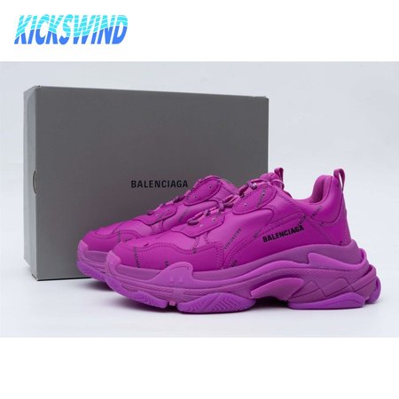 Balenciaga Triple S Allover Logo Purple SIZE: 35-45