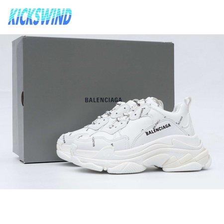 Balenciaga Triple S Allover Logo White (W) SIZE: 35-45