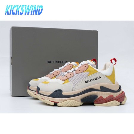 Balenciaga Triple S Cream Yellow Red (W) 35-39