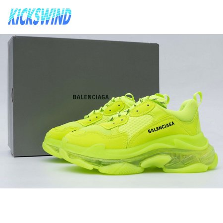 Balenciaga Triple S Clear Sole Fluo Yellow (W) 35-45