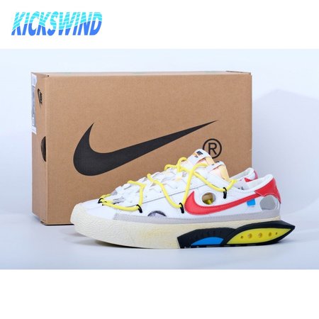 off-white x NK Blazer low'77 White Red Size 40-46