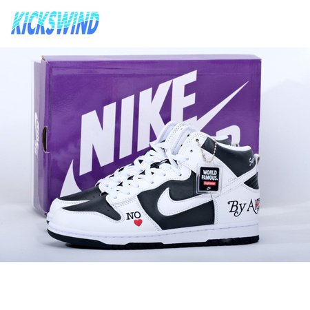 Supreme x Nike SB Dunk High By Any Mean Black Size 36-47.5