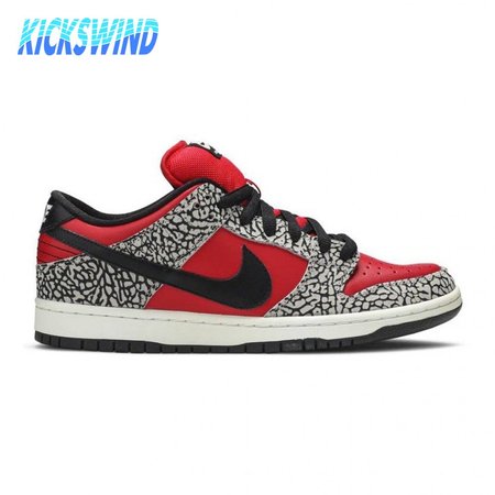 Supreme x Dunk Low Premium SB 'Red Cement' Size 40-47.5