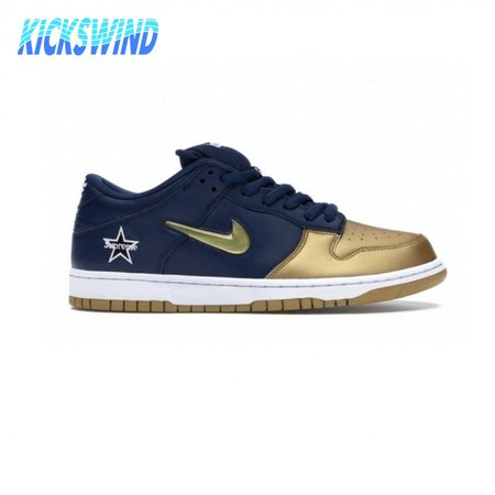 Supreme x Dunk SB Low QS 'Metallic Gold' Size 36-46