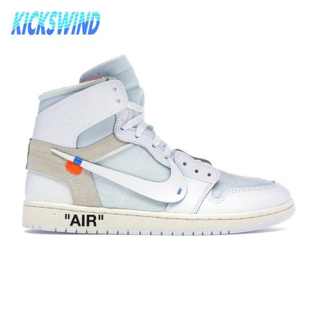 Off-White x Air Jordan 1 Retro High OG BG 'White' 2018 Size 36-47.5