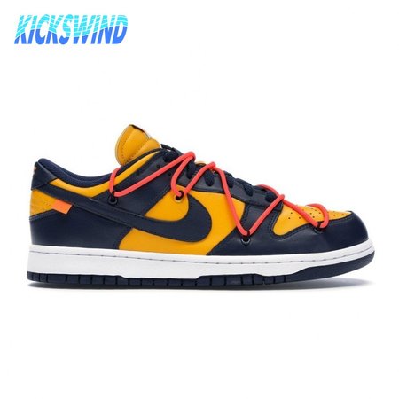 Off-White x Dunk Low 'University Gold' Size 36-46