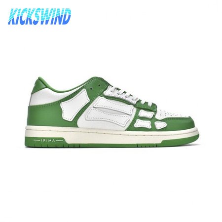 AMIRI Skel Top Low Whtie Green Size 40-46