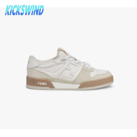 Fendidi Match Women's white suede low top shoes Size 35-45