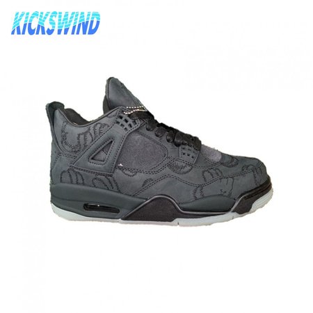 KAWS x Air Jordan 4 Retro 'Black' Size 40-47.5