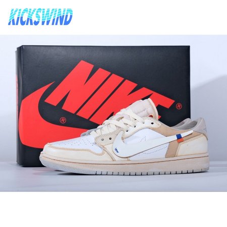 OFF-WHITE x Air Jordan 1 Low Custom -By Chef Huy Le Size 36-47.5