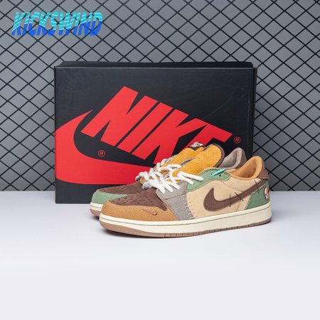 Jordan 1 Retro Low OG Zion Williamson Voodoo DZ7292-200 Size 36-46