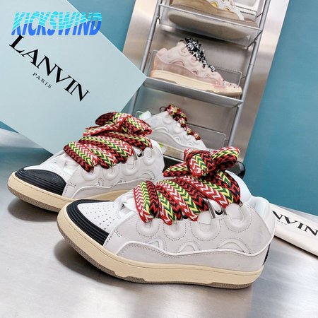 LANVIN Curb sneakers white DRA2-A2000 Size 35-45