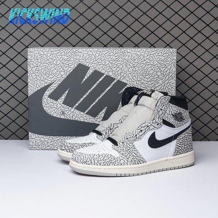 Jordan 1 Retro High OG White Cement DZ5485-052 Size 40-47.5