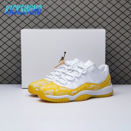 Jordan 11 Retro Low Tour Yellow Snakeskin (Women's) AH7860-107 Size 36-40