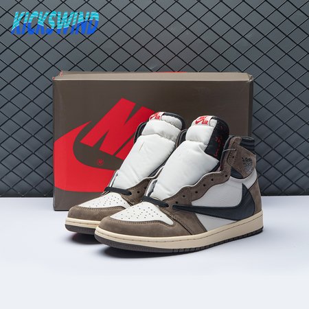 Travis Scott x Air Jordan 1 Retro High OG 'Mocha' Size 36-48.5