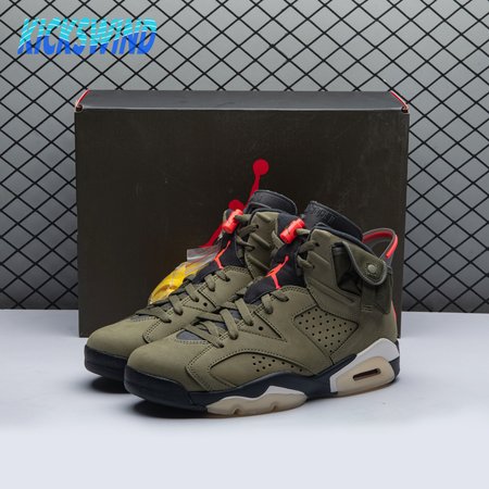 Travis Scott x Air Jordan 6 Retro 'Olive' CN1084 200 Size 40-47.5