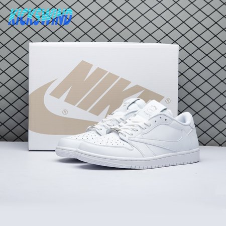 Travis Scott x Air Jordan 1 Low Triple White DM7866 292 Size 36-47.5